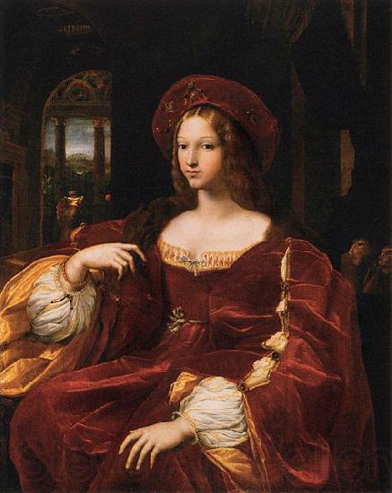 RAFFAELLO Sanzio Portrait of Dona Isabel de Requesens, Vice-Queen of Naples Norge oil painting art